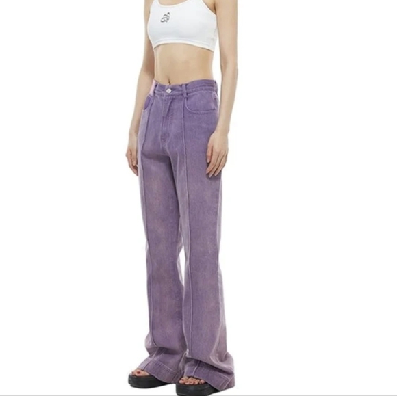 Ann andelman purple flare jeans - Picture 2 of 14